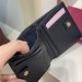 Кожаный кошелёк coccinelle  размер 9•9,5 см мини цвет чёрный