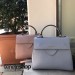 Женская сумка Coccinelle V70 NORTHWAY B14 размер медиум, цвет небесный серый