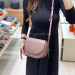 Кожаная сумка coccinelle dione 18-23 cm цвет cammeo пыльно розовый темный