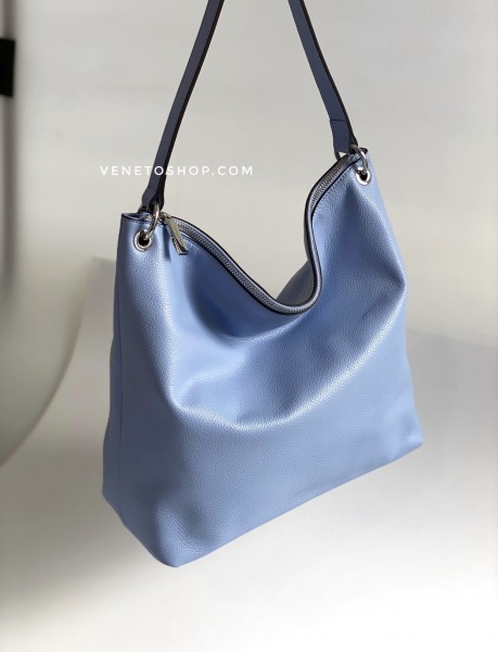 Женская сумка Coccinelle Taylor E13A5130180B05 Размер 31,5•32 см цвет голубой с ноткой сиреневого