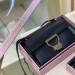 Кожаная сумка coccinelle arlettis 13•19 cm цвет черный, кожаный ремешок, в коробке