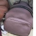 Кожаный рюкзак Coccinelle размер s цвет сиреневый приглушенный