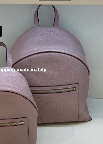 Кожаный рюкзак coccinelle Jen  размер L (30•34cm) цвет розовый пыльный cammeo