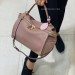 Кожаная сумка coccinelle atsuko 20•16•30см  цвет cammeo пыльный розовый