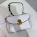 Кожаная сумочка  Coccinelle blossom 13•23cm цвет бежевый