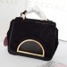 Замшевая сумка coccinelle  dalia  размер s 18•20 cm   цвет черный С длинным плечевым ремешком в комплекте